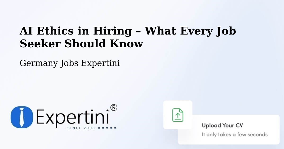 AI Ethics in Recruitment & Hiring – Leer - Leer, Germany Jobs Expertini